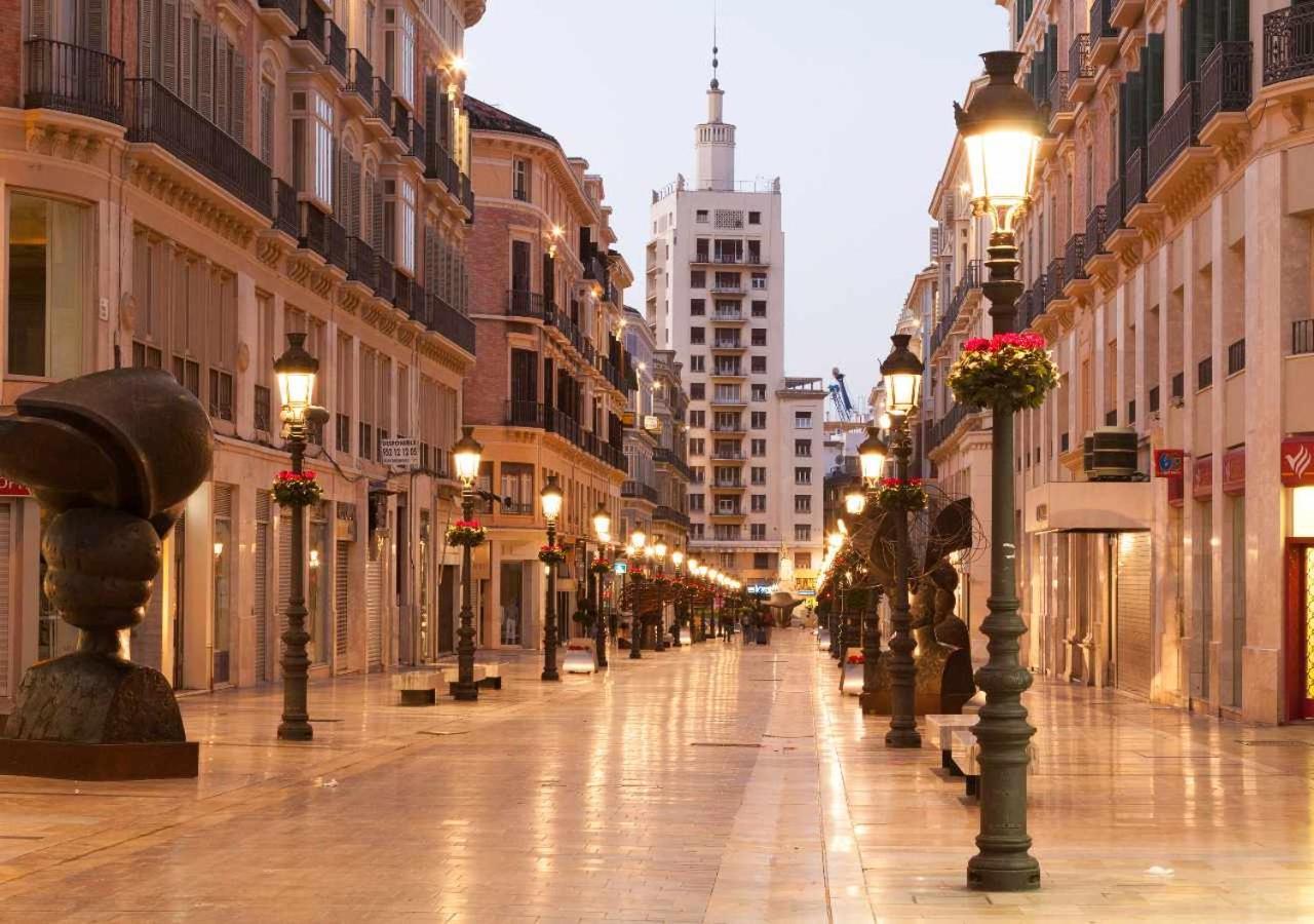 Apto Malaga Centro Historico Parking Priv Gratuito Luaran gambar